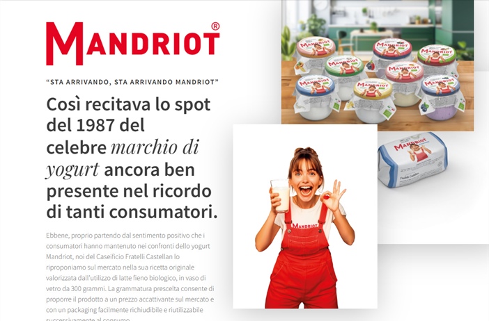 Torna il gusto dell'infanzia: il Mandriot è di nuovo tra noi!